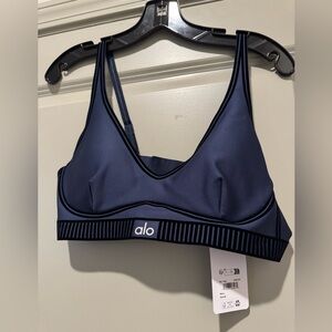 ALO Yoga Deep Blue Sports Bra